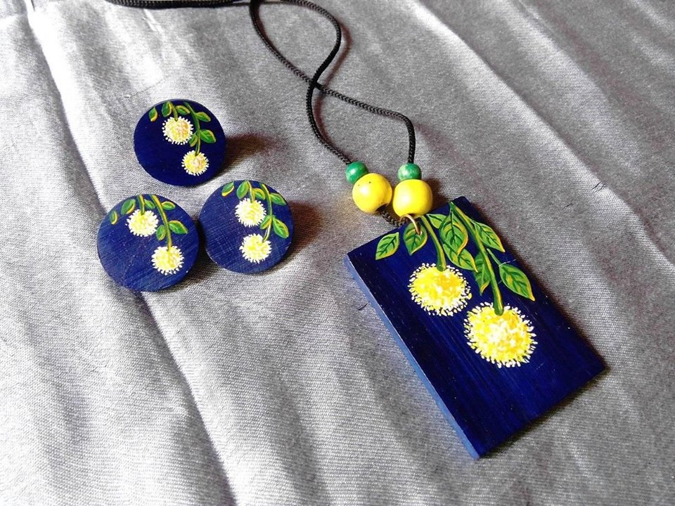 painted wooden jewelry