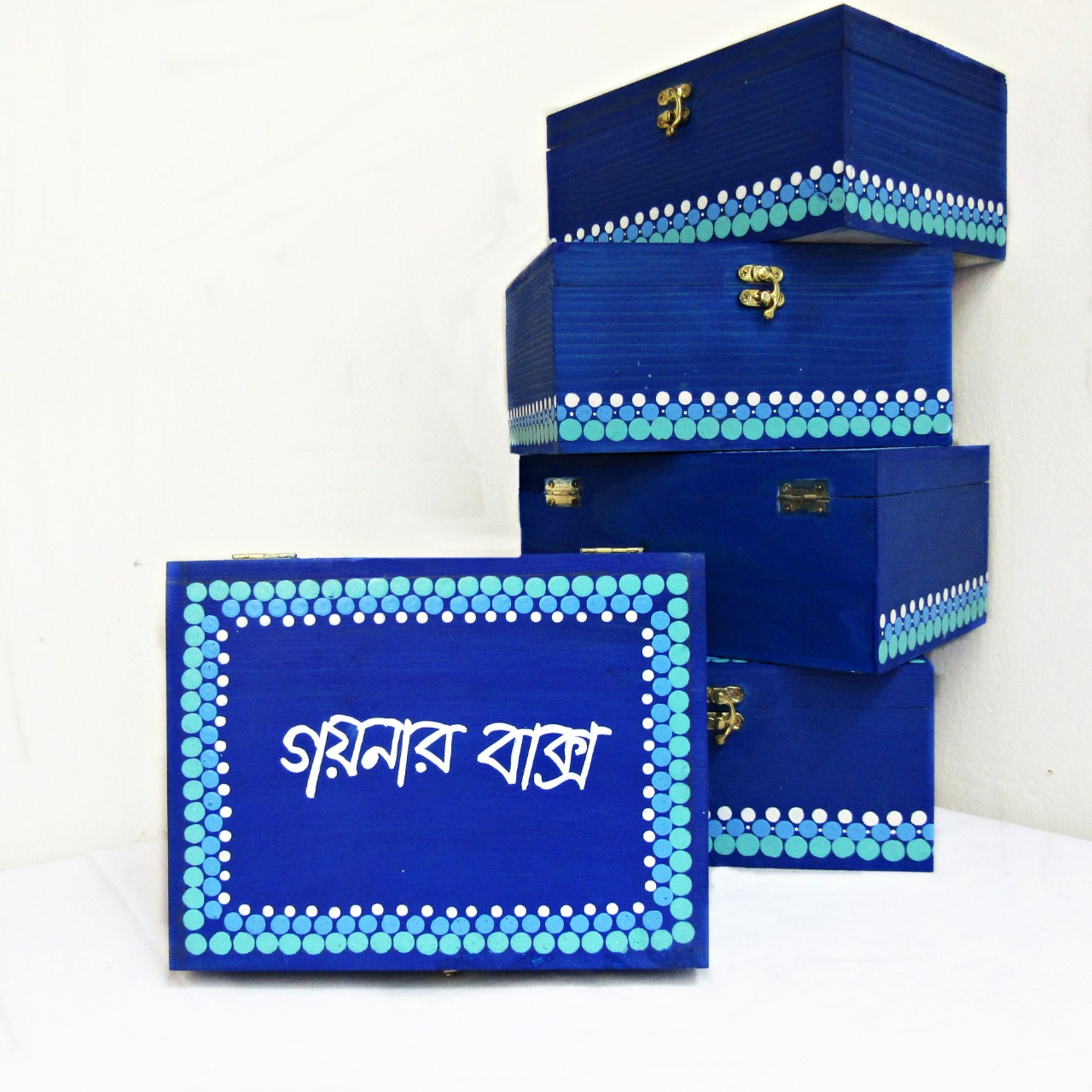 Handpainted Wooden Jewellery Box Beshi Deshi